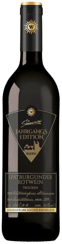 Die Sonnenwinzer jahrgangs-Edition Spätburgunder Rotwein Qualitätswein Trocken (0,75 L) von Die Sonnenwinzer