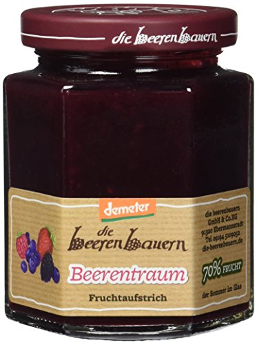 Die beeren bauern Bio Konfitüre Beerentraum, 3er Pack (3 x 200 g) von Die beeren bauern