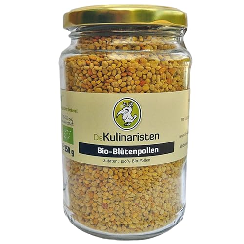 DieKulinaristen - Bio Blütenpollen á 250g getrocknet ohne Zusätze 100% naturrein reich Nährstoffen aus ökologischer Imkerei - Naturbelassene Bienen-Pollen aus Deutschland von DieKulinaristen