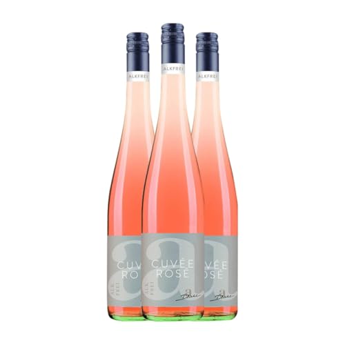 Diehl Cuvée Rosé Spätburgunder Rheingau 75 cl Sin Alcohol Rosé-Wein (Karton mit 3 Flaschen von 75 cl) von Diehl-Wein GmbH