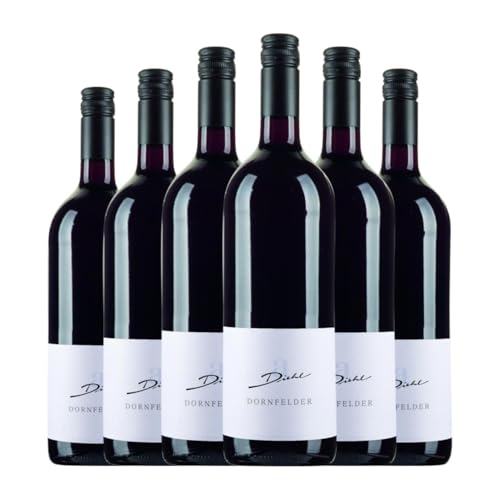 Diehl Dornfelder Pfälz 1 L Rotwein (Karton mit 6 Flaschen von 1 L) von Diehl-Wein GmbH