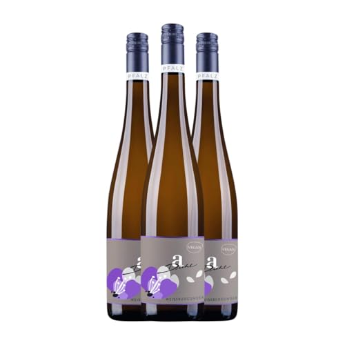 Diehl Weißburgunder Pfälz 75 cl Weißwein (Karton mit 3 Flaschen von 75 cl) von Diehl-Wein GmbH