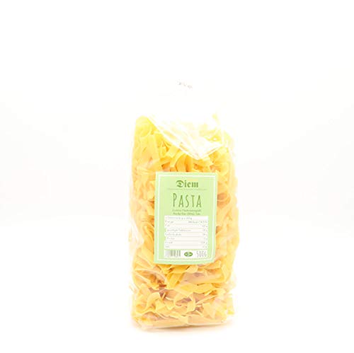 DIEM PASTA - HAUSGEMACHTE EIERNUDELN MIT HARTWEIZENGRIESS - 500G - BREITE BANDNUDELN / FETTUCCINE / PAPPERDELLE von Diem