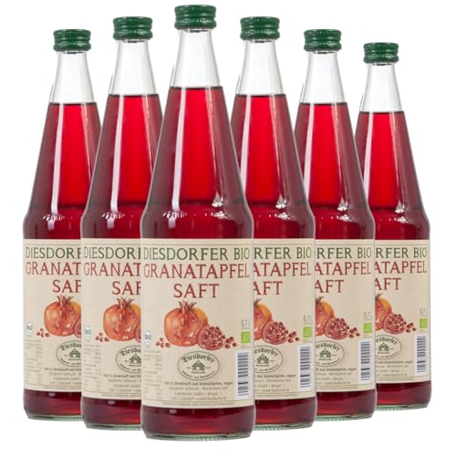 Diesdorfer Bio Granatapfel Saft - Direktsaft - 6 x 0,7 L von Diesdorfer