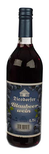 Diesdorfer Blaubeerwein 11%vol. 0,75 L von Diesdorfer