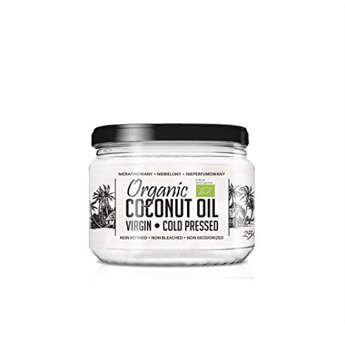 DIET-FOOD Natives Kokosnussöl Extra Virgin Coconut Oil Unraffiniert Kaltgepresst Gastronomie Kosmetik zum Braten zum Backen Virgin Coconut Oil 250 ml von Diet-Food