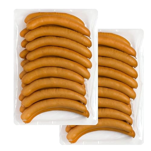 Riesen Trucker Bockwurst 20x150g, FP // Geräucherte Brühwurst im Naturdarm // 47177- Görlitzer Trucker Bockwurst Dieter Hein von Dieter Hein