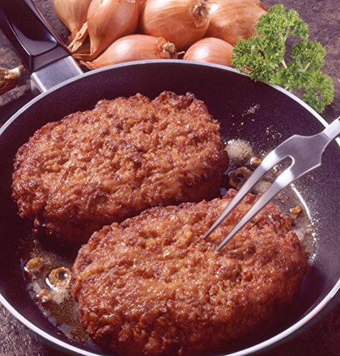 Tischfertig ofengebackene Frikadellen ohne Zusatzstoffe ! Hacksteak- nach Hausfrauenart im Frischepack Aktion 10x125g von Dieter Hein von Dieter Hein