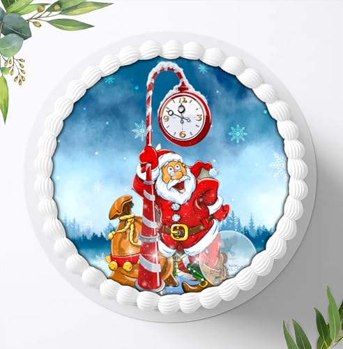 Essbares Foto für Torten, Tortenbild, Weihnachten, Tortenaufleger, Fondant - Super Qualität, 0365w von Digital-on