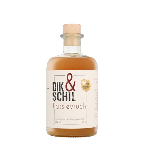 Dik & Schil Passievrucht Likör 0,5L (28% Vol.) von Dik & Schil