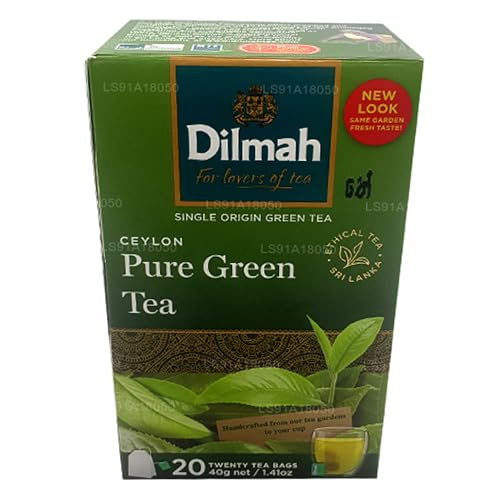 DILMAH Reiner, grüner Tee, 1,5 g, 20 Teebeutel von Dilmah