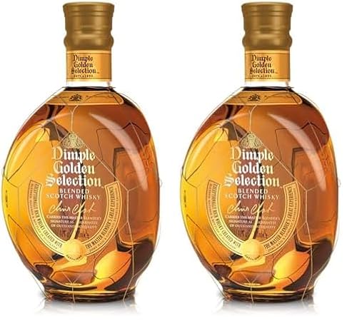 Dimple Golden Selection - Gemischter schottischer Whisky, 700 ml (Packung mit 2) von Dimple