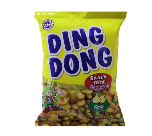 Ding Dong Gemischte Nüsse mit echtem Knoblauchgeschmack (3er-Pack) von Ding