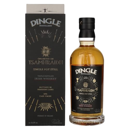 Dingle GRIANSTAD AN TSAMHRAIDH Single Pot Still Irish Whiskey Triple Distilled 52,5% Vol. 0,7l in Geschenkbox von Dingle