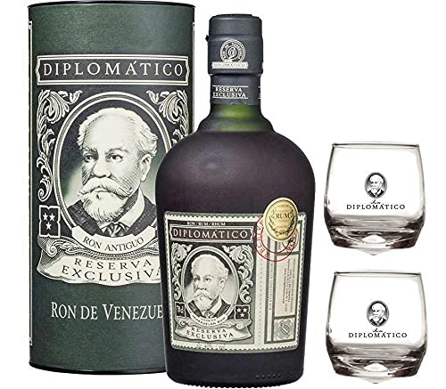 RON RESERVA EXCLUSIVA 70 CL IN ASTUCCIO 2 BASCULANTI DIPLOMATIC GLASS von Botucal