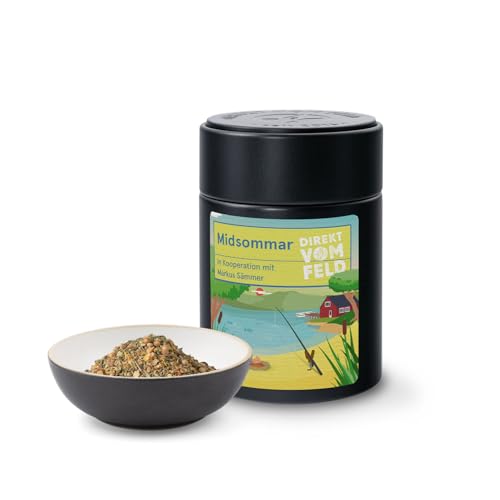 Direkt vom Feld® Midsommar | Sommerfrische für deine Küche | BIO, ganze Gewürze | 75g inkl. Gewürzdose von Direkt vom Feld