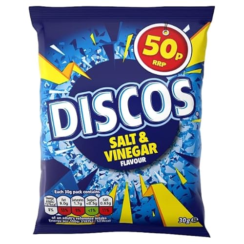 Discos Salz- und Essiggeschmack, 30 g, 30 Stück von Discos