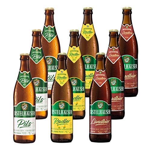 Distelhäuser Bierpaket Pils, Radler und Landbier, 9 Flaschen von Distelhäuser