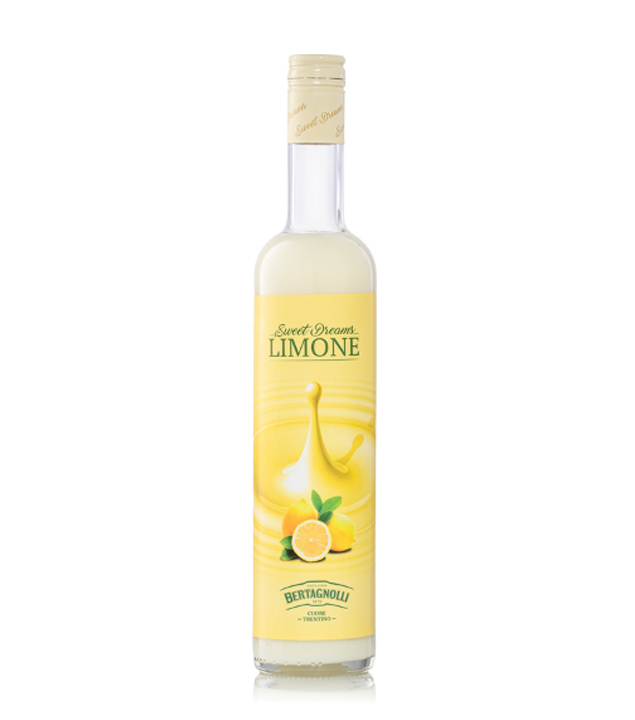 Bertagnolli Limone Zitronencreme-Likör (17 % vol, 0,5 Liter) von Distilleria Bertagnolli