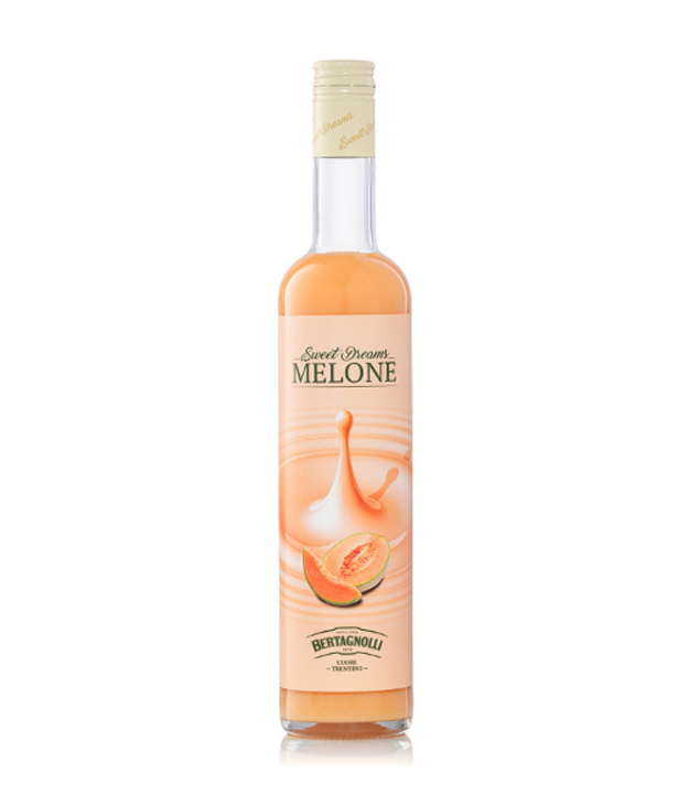 Bertagnolli Melone Honigmelonen-Likör (17 % vol, 0,5 Liter) von Distilleria Bertagnolli