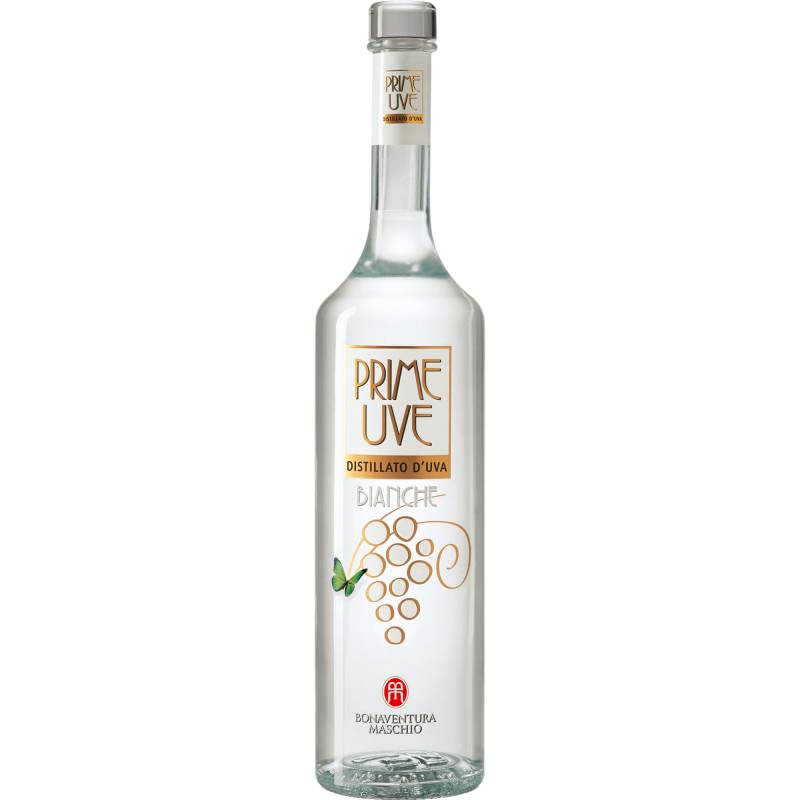 Prime Uve Bianche Acquavite, 0,7L, 39% Vol., Spirituosen von Distilleria Bonaventura Maschio S.R.L.- Str. delle Pere, 1 - 31018 Gaiarine (TV) - Italien