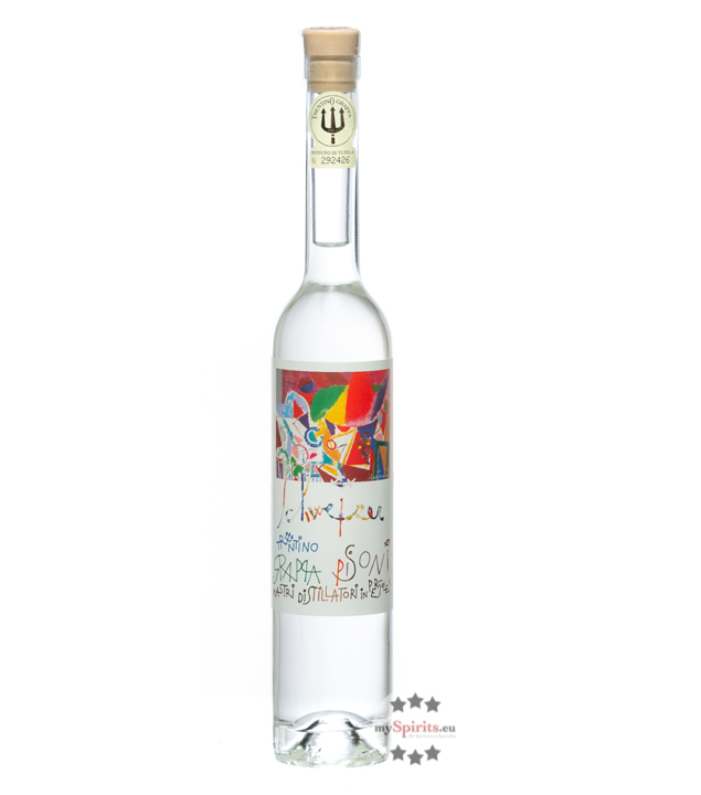 Pisoni Riccardo Schweizer Bianca Grappa  (40 % Vol., 0,2 Liter) von Distilleria F.lli Pisoni