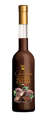 Distilleria Jannamico Golden Cream® ChocoRum - Cremiger Likör aus Sahnelikör und italienischer Sahne - Liköre, 500 milliliters, (1 x Bottle), 500 ml von Distilleria Jannamico