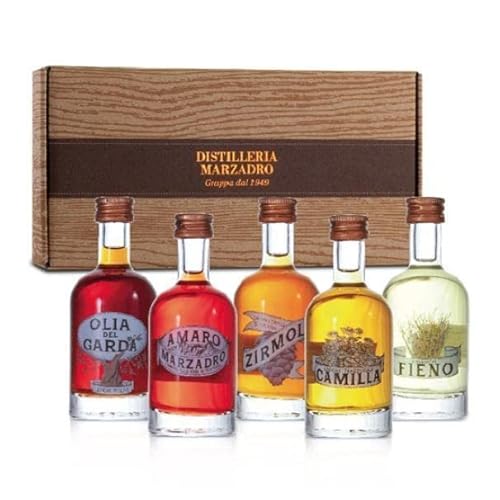 BRENNEREI MARZADRO INFUSION VERKOSTUNG SET MIGNON 5 CL von Distilleria Marzadro