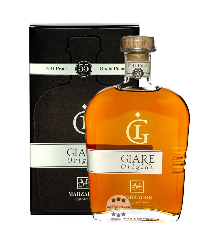 Marzadro Giare Origine Grappa Full Proof (55 % vol., 0,7 Liter) von Distilleria Marzadro