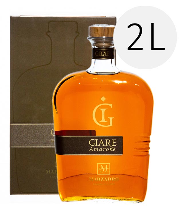 Marzadro Grappa Giare Amarone 2l (41 % vol, 2,0 Liter) von Distilleria Marzadro