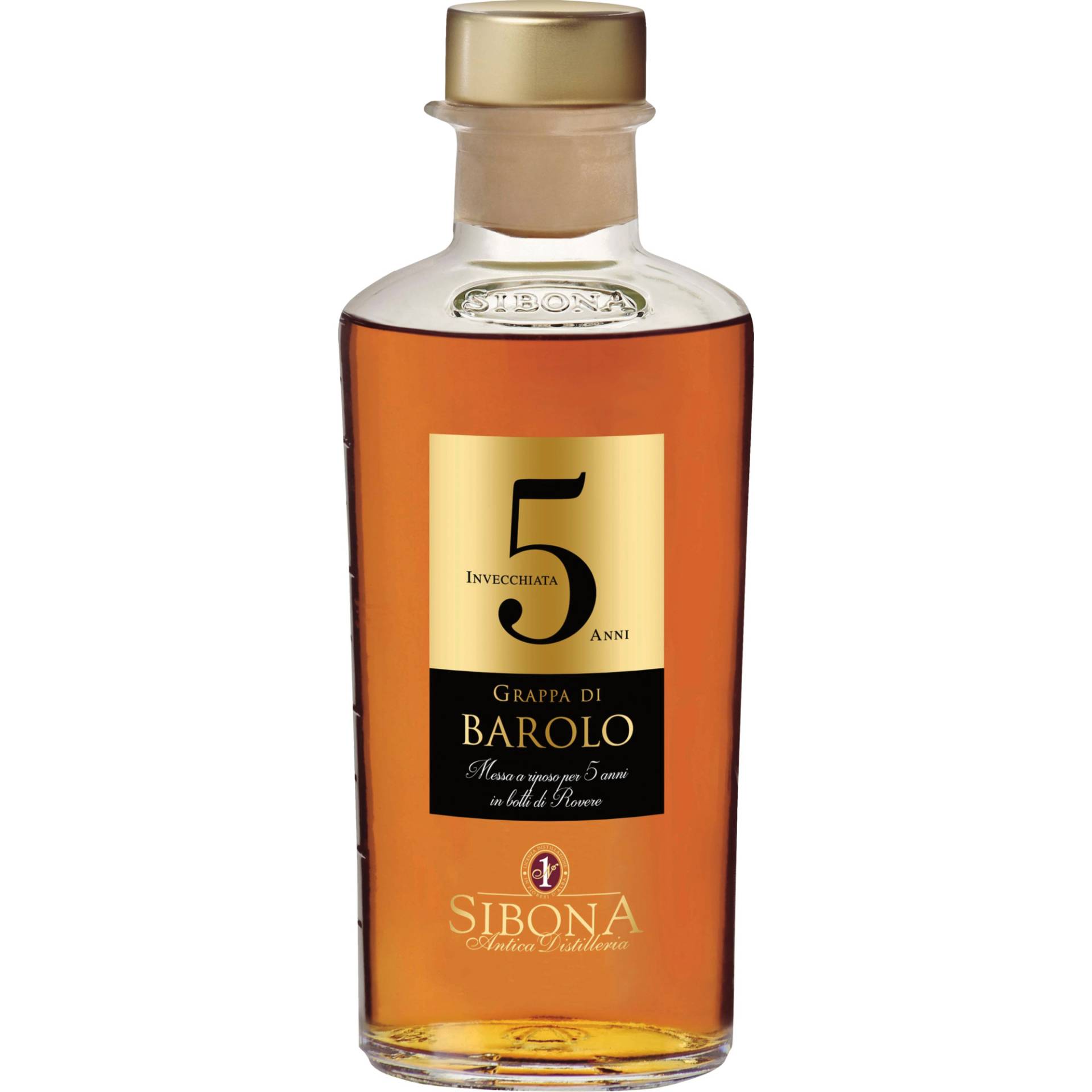 Sibona Grappa di Barolo Invecchiata 5 Anni, Italien, 0,5 L, 44% Vol., in Geschenketui, Piemont, Spirituosen von Distilleria Sibona SPA, Via Castellero 5 I-12040 Piobesi d'Alba (CN)