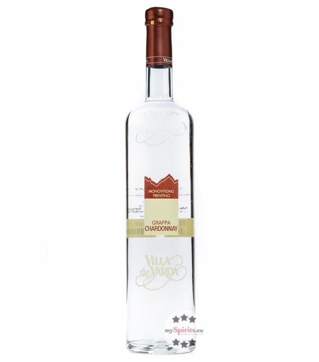 Villa de Varda Grappa Chardonnay Monovitigno (40 % vol., 0,7 Liter) von Distilleria Villa de Varda