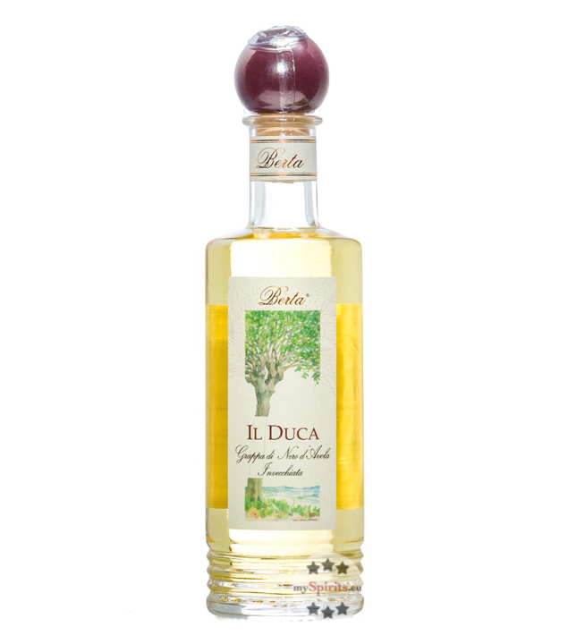 Berta Grappa Il Duca Nero d’Avola  (40 % vol., 0,2 Liter) von Distillerie Berta