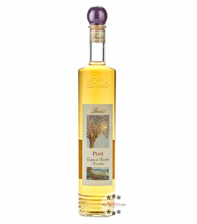 Berta Piasì Grappa Brachetto Invecchiata 0,7 l (40 % Vol., 0,7 Liter) von Distillerie Berta