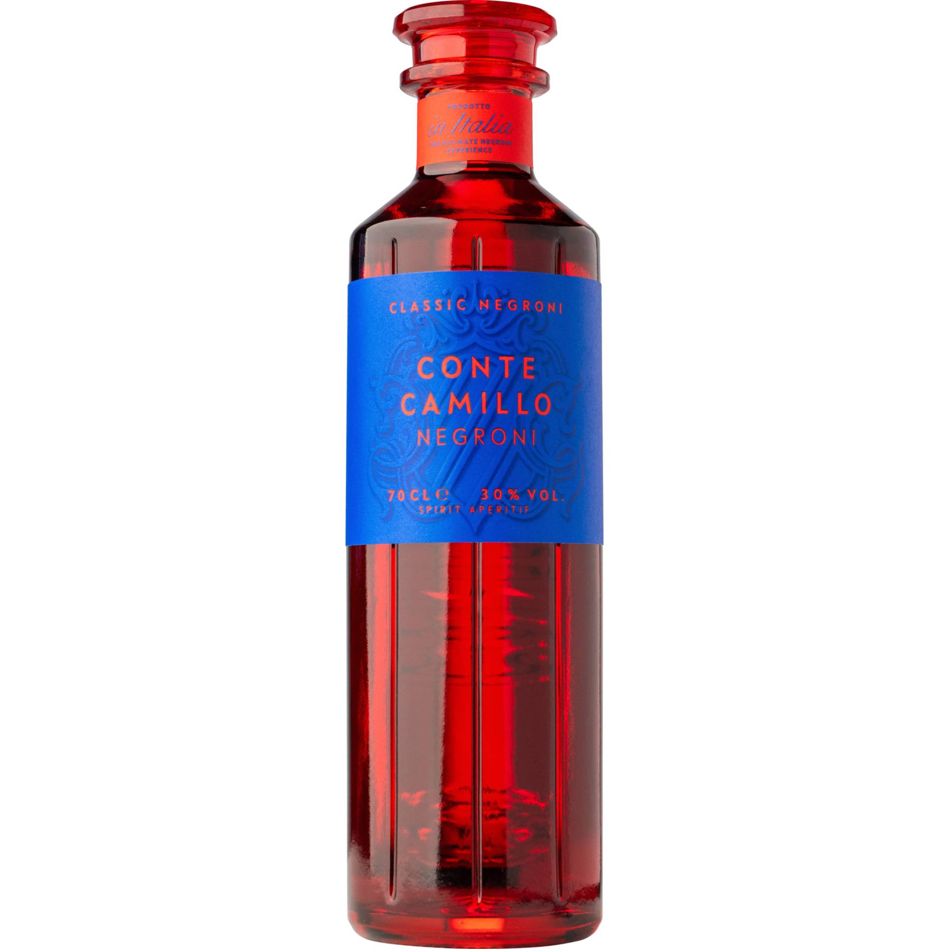 Conte Camillo Negroni, Italien, 0,7 L, 30% Vol., Spirituosen von Distillerie Francoli Via Romagna No 20 Ghemme (NO) Italia