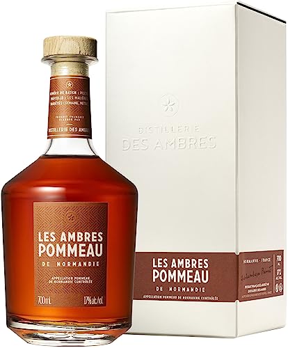 Distillerie des Ambres Les Ambres Pommeau de Normandie 17% vol. in Geschenkpackung - Likör aus der Normandie Frankreich (1 x 0.7 l) von Distillerie des Ambres