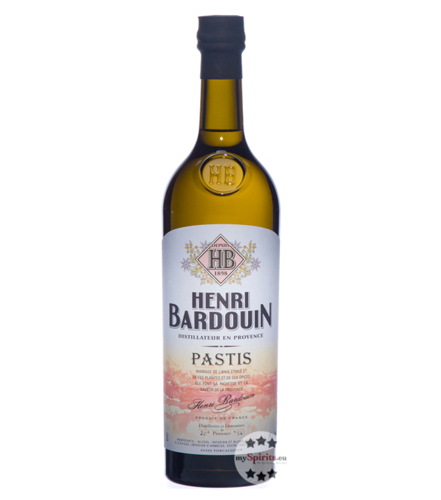 Henri Bardouin Pastis (45 % vol., 0,7 Liter) von Distilleries et Domaines de Provence