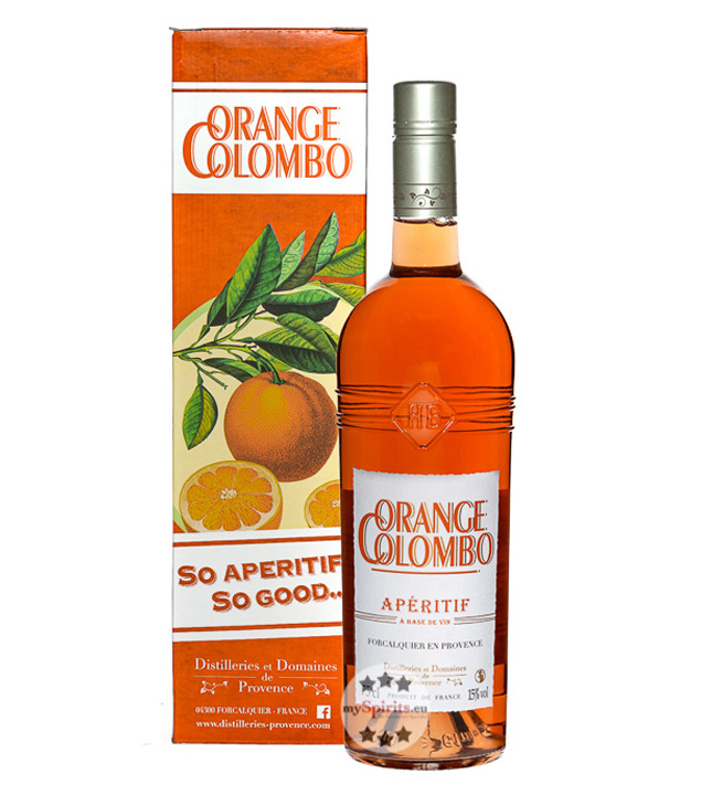Orange Colombo Apéritif (15 % Vol., 0,75 Liter) von Distilleries et Domaines de Provence