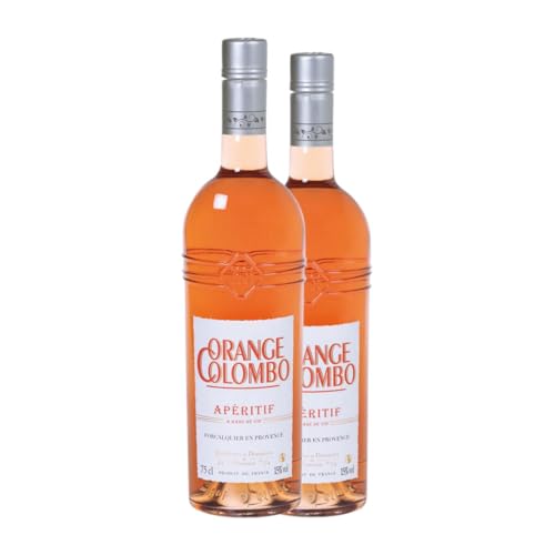 Schnaps Domaines de Provence Orange Colombo 75 cl (Karton mit 2 Flaschen von 75 cl) von Distilleries et Domaines de Provence