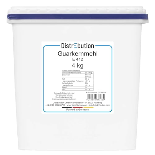 Guarkernmehl 4kg Verdickungsmittel Bindemittel E412 von DistrEbution