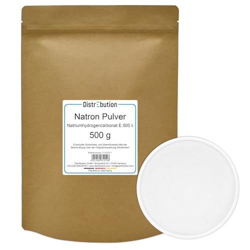 Natron Pulver 500g Lebensmittelqualität zum Backen Putzen Natriumhydrogencarbonat von DistrEbution