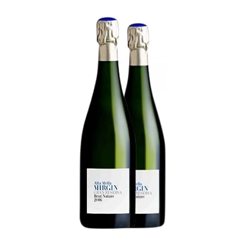 Alta Alella Brut Natur Cava Große Reserve Magnum-Flasche 1,5 L Weißer Sekt (Schachtel mit 2 Magnum-Flasche von 1,5 L) von Distribuidor