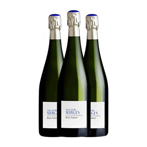 Alta Alella Mirgin Cava Große Reserve 75 cl (Schachtel mit 3 Flaschen von 75 cl) von Distribuidor