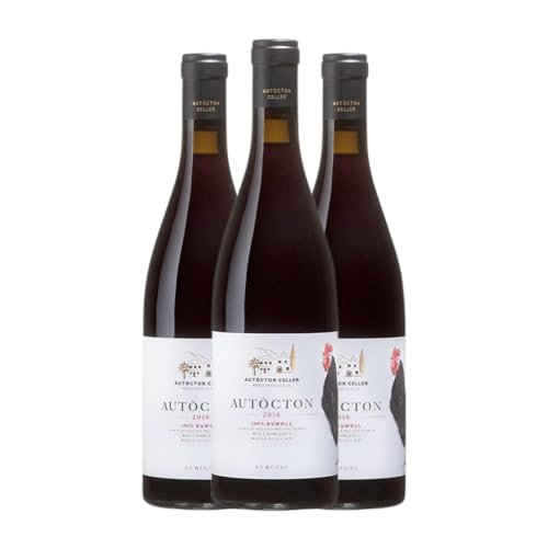 Autòcton Negre Eiche 75 cl (Schachtel mit 3 Flaschen von 75 cl) von Distribuidor