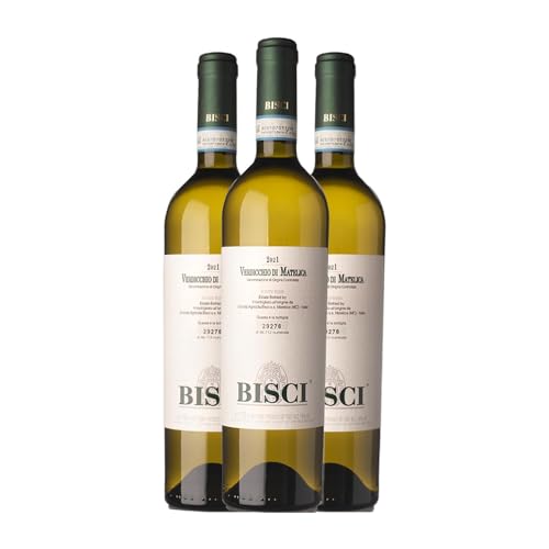 Bisci Verdicchio Verdicchio di Matelica 75 cl (Schachtel mit 3 Flaschen von 75 cl) von Distribuidor