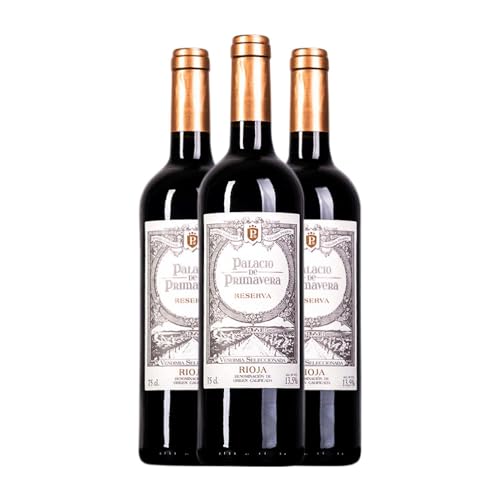 Burgo Viejo Palacio de Primavera Tempranillo Rioja Reserve 75 cl (Schachtel mit 3 Flaschen von 75 cl) von Distribuidor