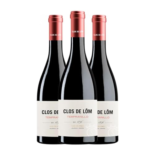 Clos de Lôm Tempranillo Valencia 75 cl (Schachtel mit 3 Flaschen von 75 cl) von Distribuidor