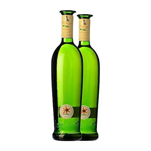 Los Bermejos Diego Seco Vijariego Weiß Lanzarote 75 cl (Schachtel mit 2 Flaschen von 75 cl) von Distribuidor