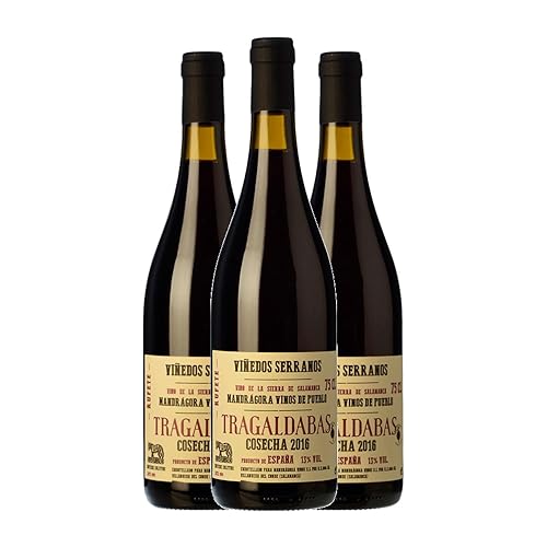 Mandrágora Tragaldabas Vino de Calidad Sierra de Salamanca Jung 75 cl (Schachtel mit 3 Flaschen von 75 cl) von Distribuidor