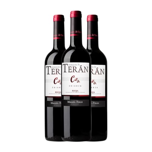 Marqués de Terán Tempranillo Rioja Alterung 75 cl (Schachtel mit 3 Flaschen von 75 cl) von Distribuidor